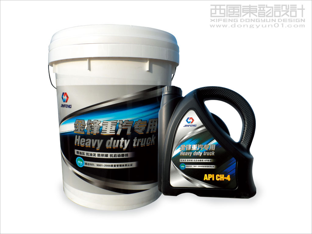 大慶金鋒潤(rùn)滑油脂有限責(zé)任公司系列產(chǎn)品包裝設(shè)計(jì)之金鋒重汽專(zhuān)用潤(rùn)滑油包裝設(shè)計(jì)