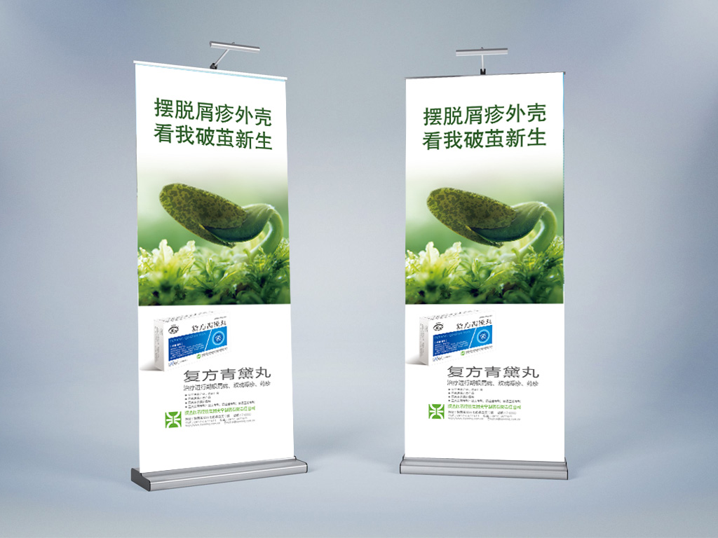 陜西醫(yī)藥控股集團天寧制藥有限責(zé)任公司系列藥品包裝設(shè)計之復(fù)方青黛丸藥品易拉寶設(shè)計 陜西醫(yī)藥控股集團天寧制藥有限責(zé)任公司系列藥品包裝設(shè)計之復(fù)方青黛丸藥品易拉寶設(shè)計