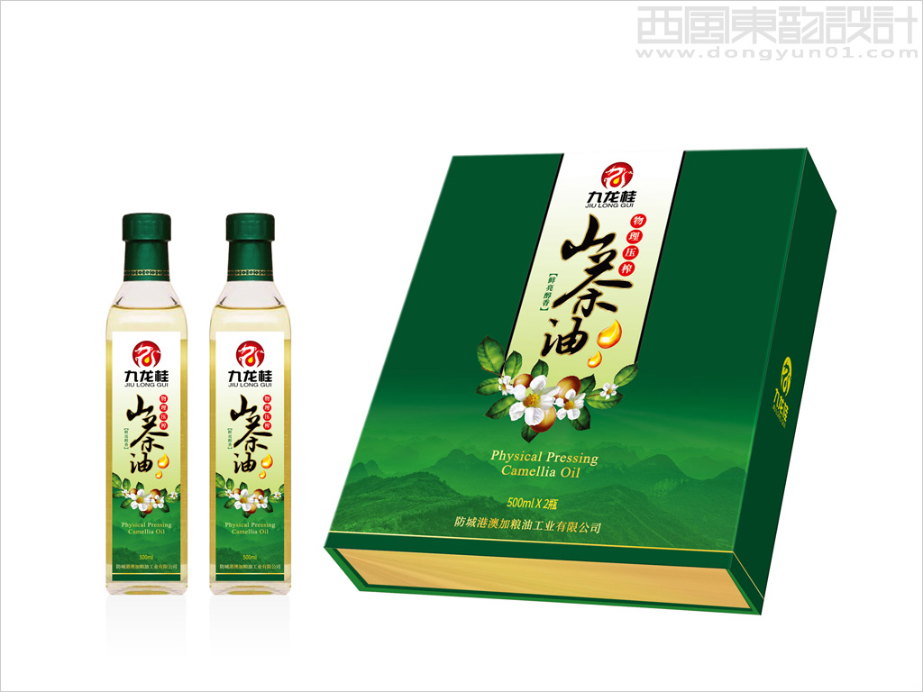 澳加糧油工業(yè)有限公司山茶油禮盒設(shè)計(jì)、山茶油瓶簽設(shè)計(jì)