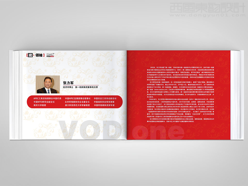 第一視頻集團畫冊設計之領袖內(nèi)頁設計