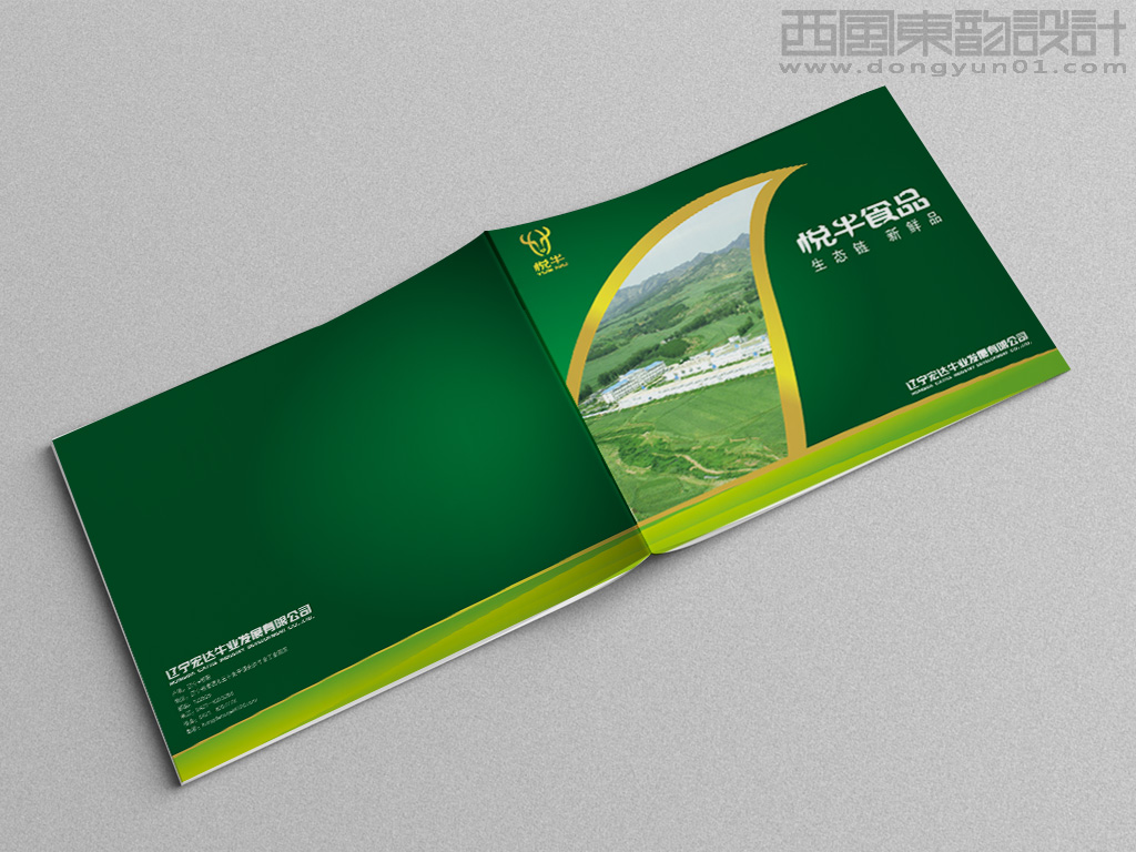 遼寧宏達(dá)牛業(yè)發(fā)展有限公司悅牛品牌畫(huà)冊(cè)設(shè)計(jì)
