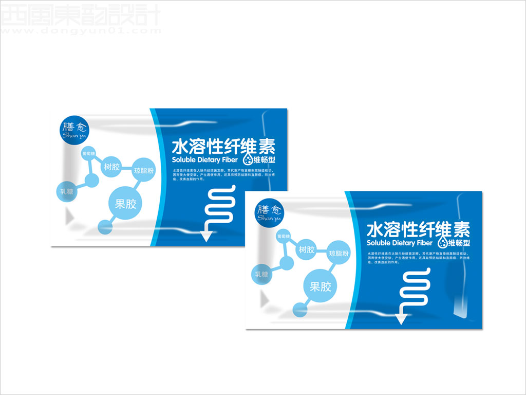 北京豐緣誠醫(yī)療器械有限公司膳愈水溶性纖維素保健品包裝袋設計