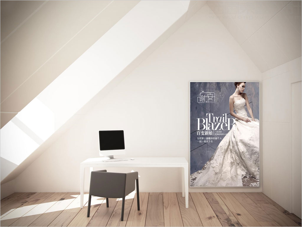 北京謝安攝影有限公司標(biāo)志設(shè)計應(yīng)用效果之三