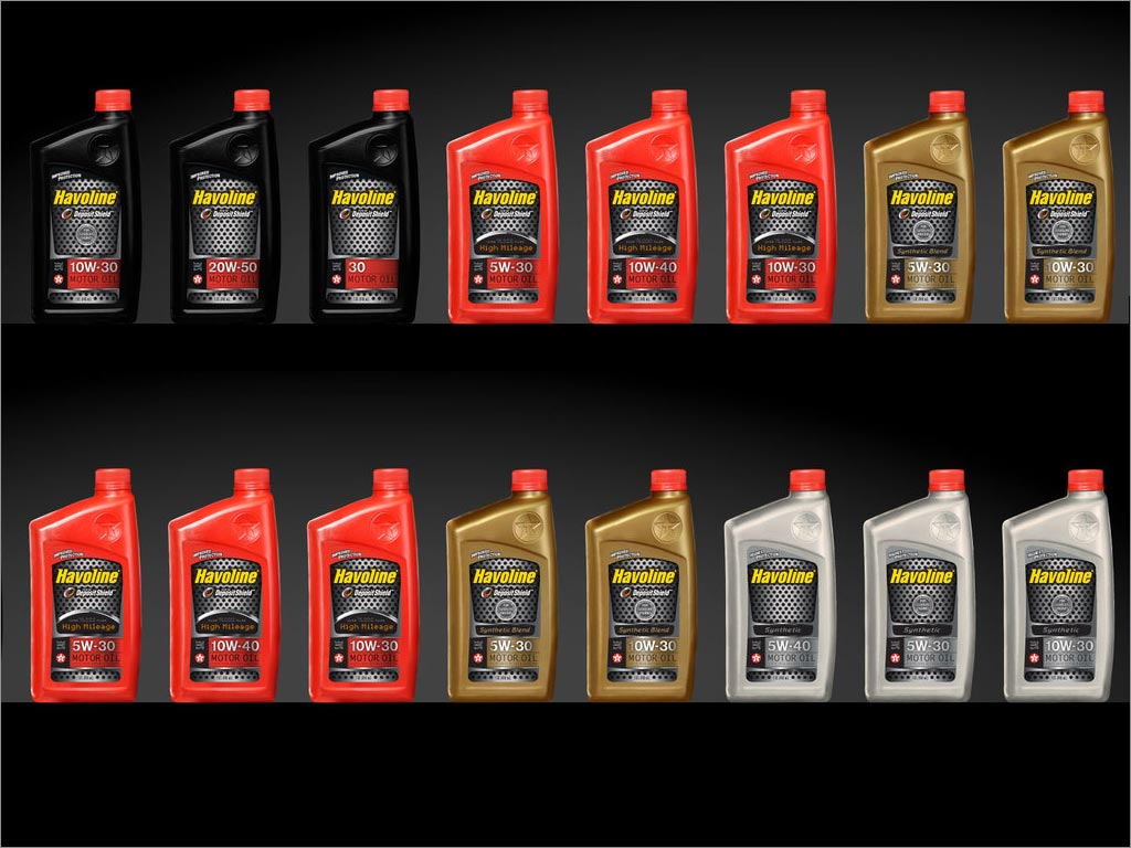 金富力Havoline潤滑油日化用品包裝設計