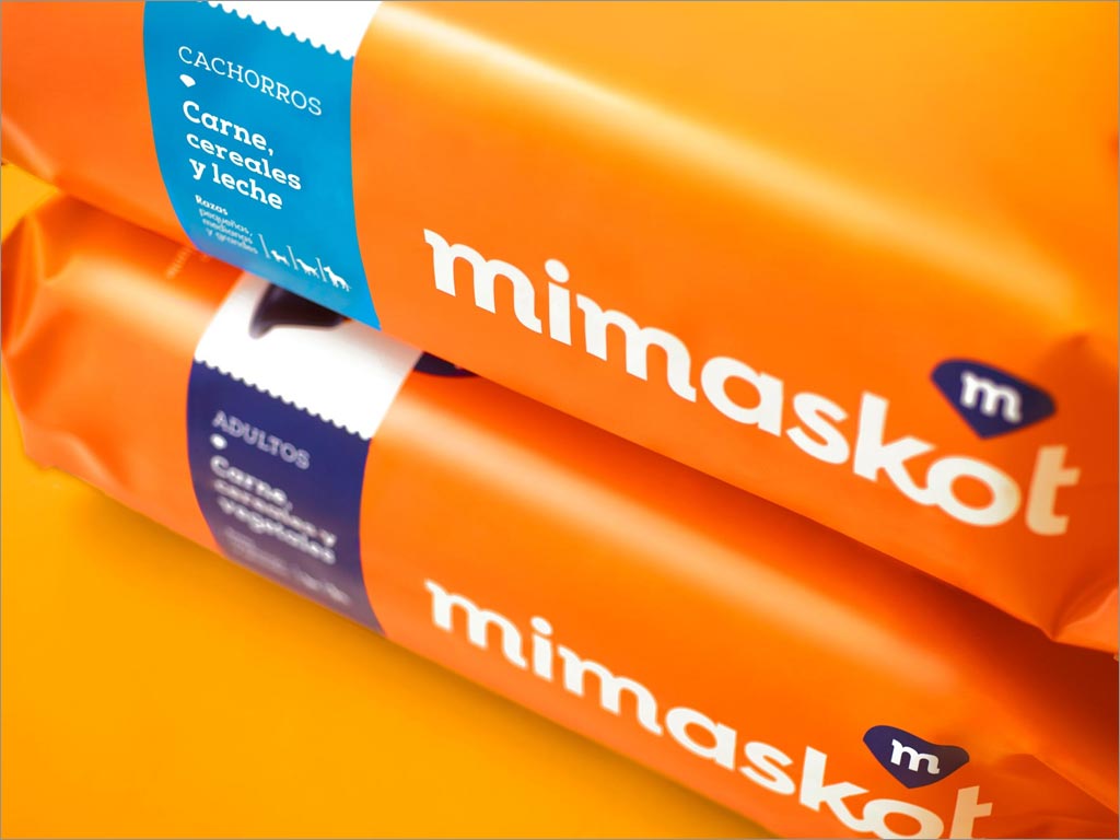 秘魯Mimaskot狗糧寵物食品包裝設計之側(cè)面圖