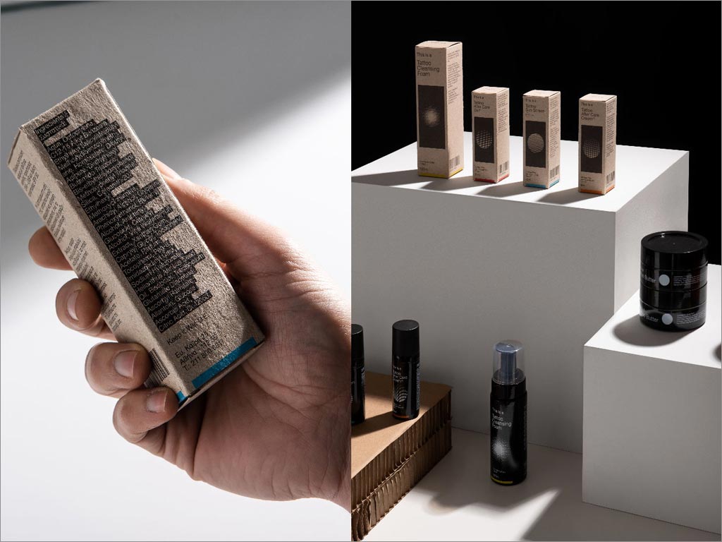 This is a 紋身后護(hù)理化妝產(chǎn)品包裝設(shè)計(jì)