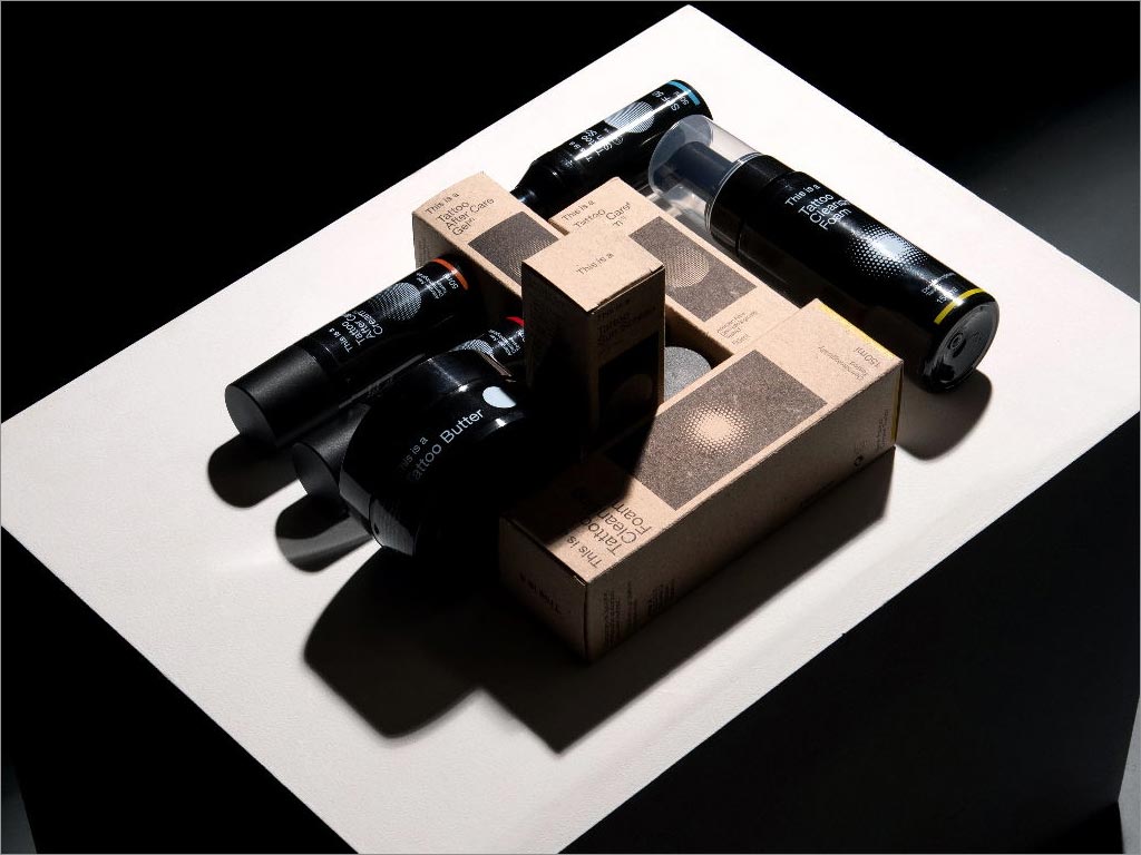 This is a 紋身后護(hù)理化妝產(chǎn)品包裝設(shè)計(jì)