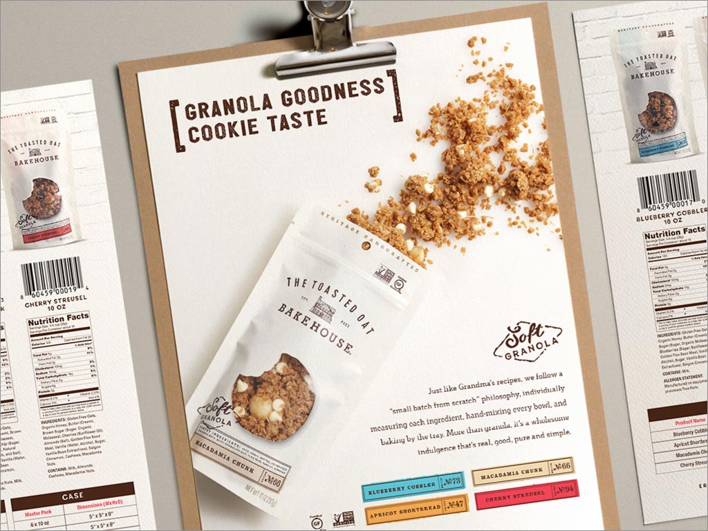 美國(guó)帶來懷舊之情的面包食品宣傳彩頁設(shè)計(jì)