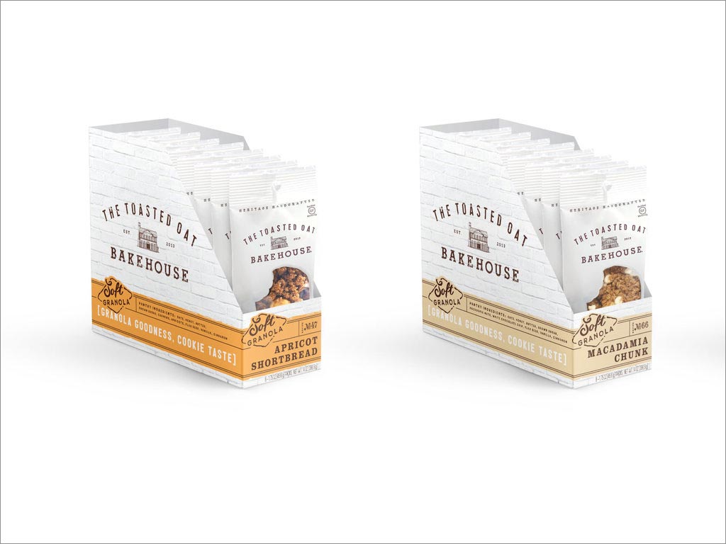 美國(guó)帶來懷舊之情的面包食品包裝設(shè)計(jì)之展示盒設(shè)計(jì)