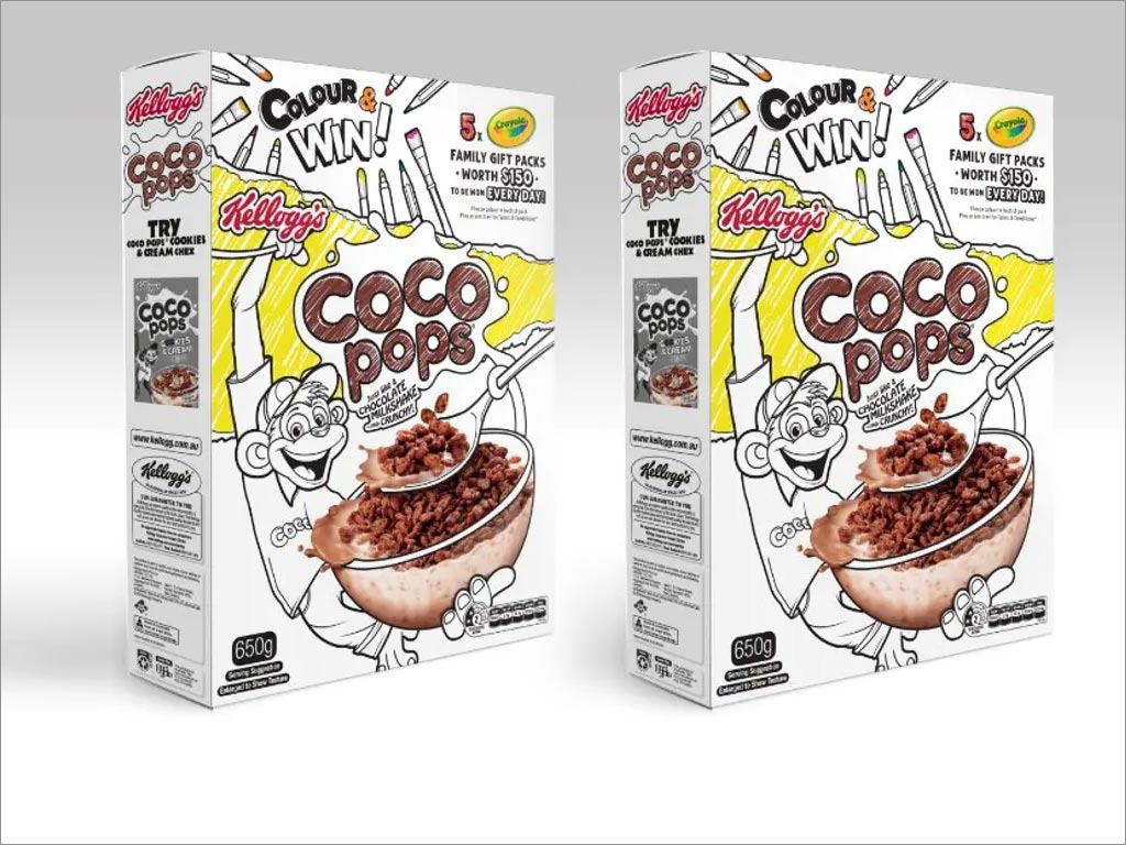 Kellogg's充滿童趣的嬰兒食品包裝設(shè)計(jì)