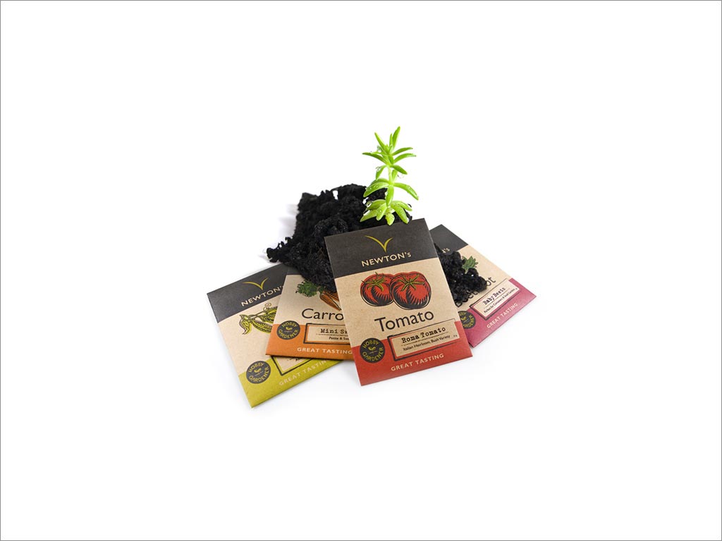 漂亮的種子包裝設(shè)計(jì)，不太花哨，但仍然現(xiàn)代而新鮮