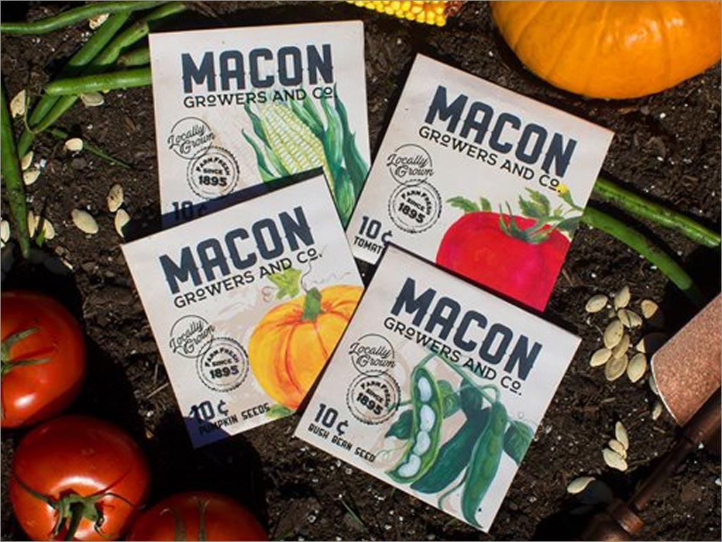 出色的種子包裝設(shè)計(jì)，喜歡南瓜和番茄的鮮艷色彩