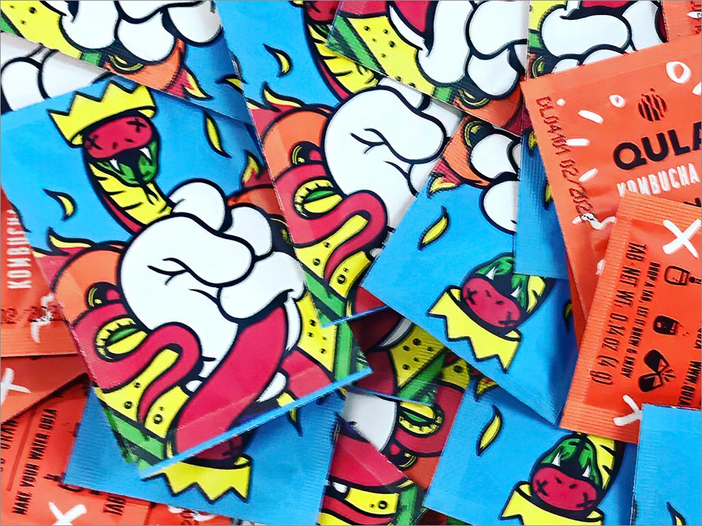 新西蘭QULA康普茶葉內(nèi)袋包裝設計