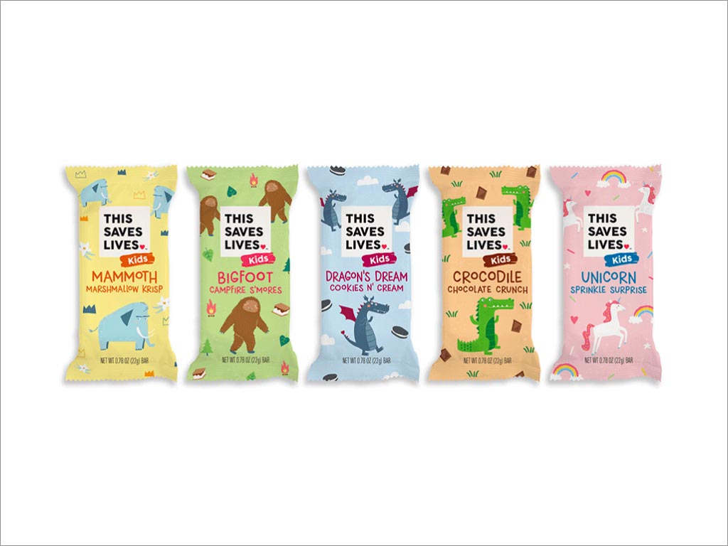 This Saves Lives兒童零食包裝設(shè)計(jì)