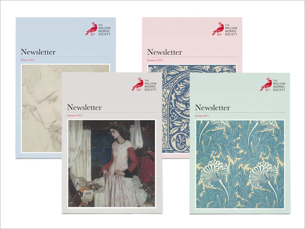 威廉·莫里斯協(xié)會社會組織品牌形象會刊封面設(shè)計