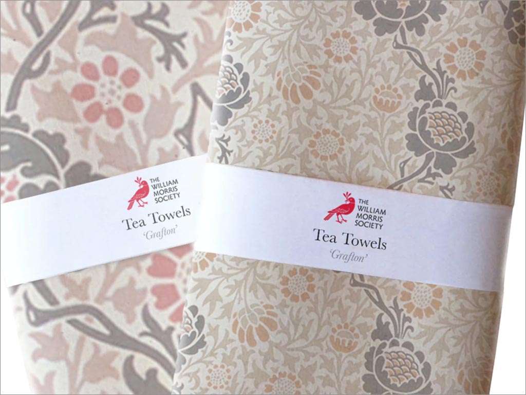 威廉·莫里斯協(xié)會社會組織品牌形象毛巾設(shè)計