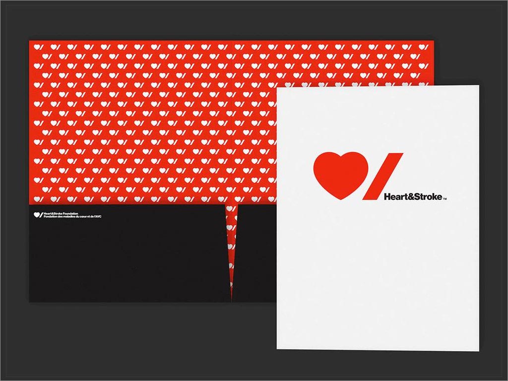 加拿大心臟與中風(fēng)基金會信封設(shè)計(jì)