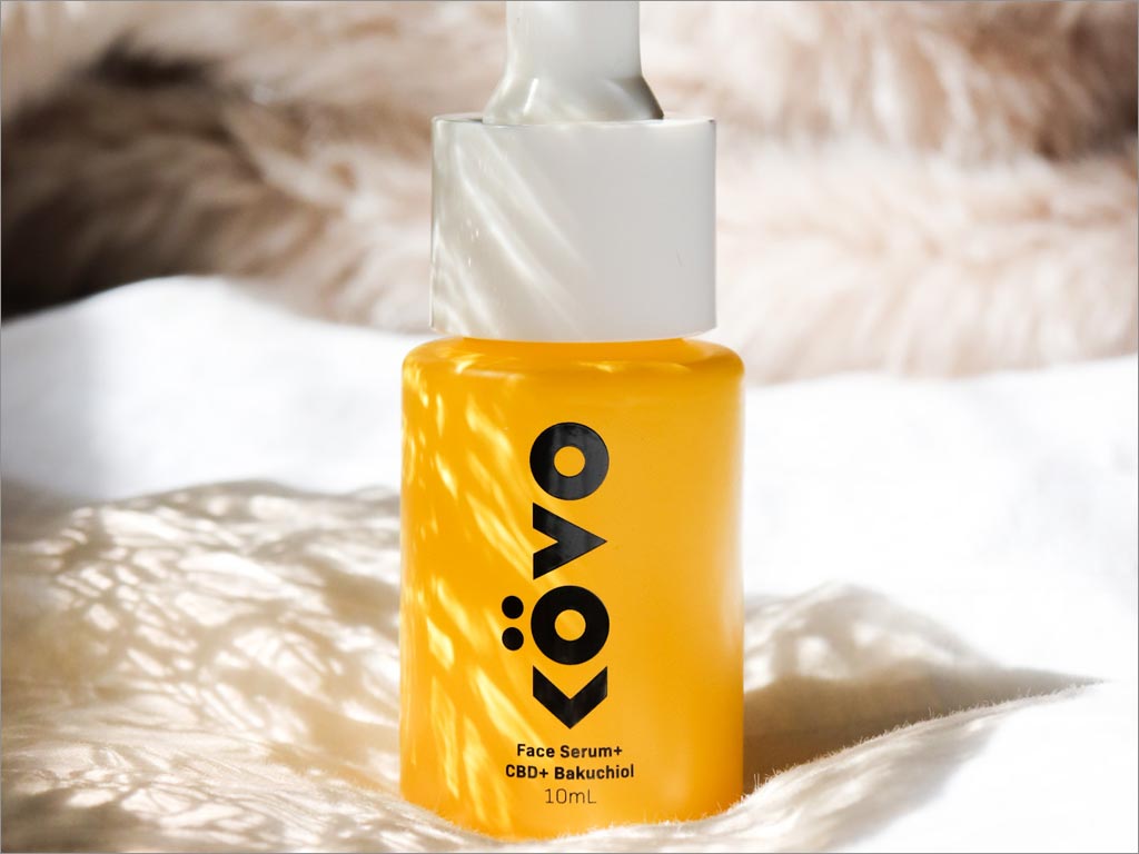 K?VO植物性益生菌護(hù)膚品瓶體包裝設(shè)計之實物照片