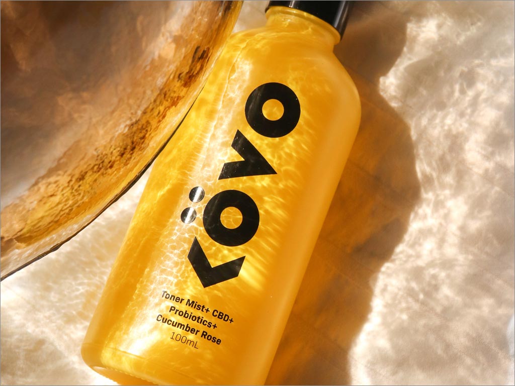 K?VO植物性益生菌護(hù)膚品瓶體包裝設(shè)計之局部細(xì)節(jié)