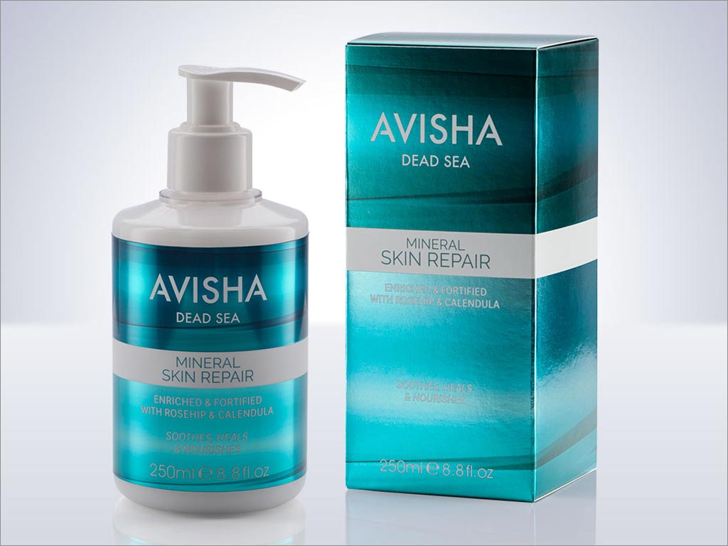 英國Avisha死海的身體護理產(chǎn)品包裝設(shè)計