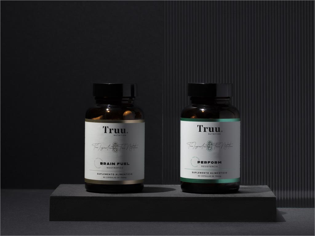 Truu Nutrition營養(yǎng)保健補(bǔ)品瓶簽包裝設(shè)計