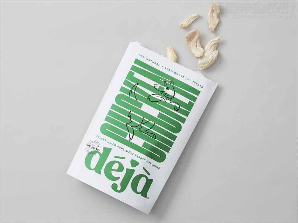 新西蘭déjà狗糧包裝袋設(shè)計之開袋展示