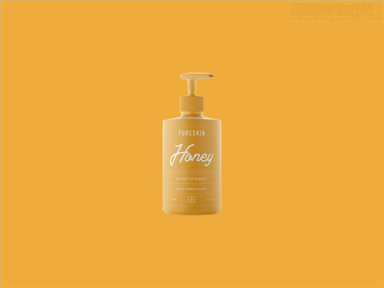 具有女人味的Pureskin洗護用品瓶體包裝設(shè)計