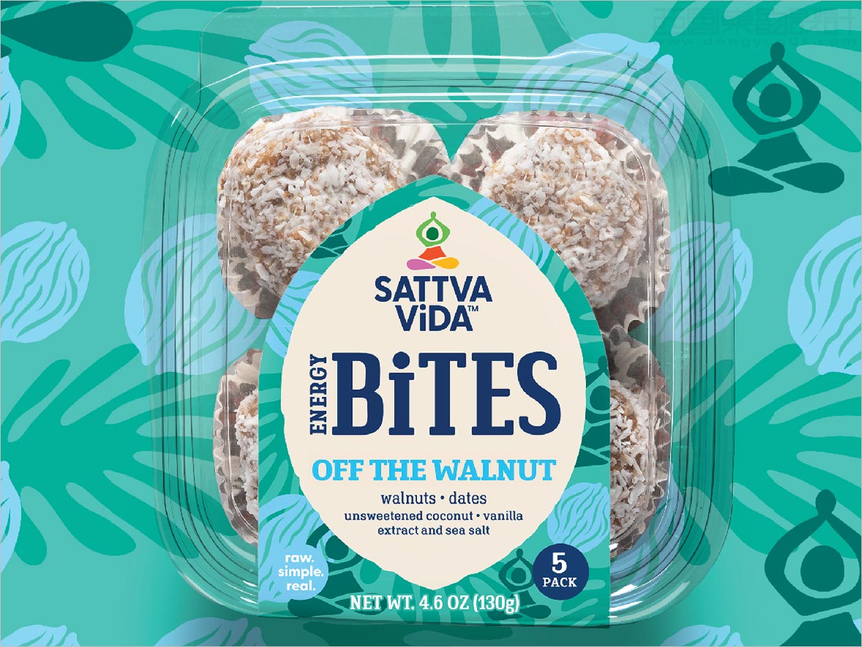 美國Sattva Vida素食小吃包裝設(shè)計(jì)之實(shí)物照片
