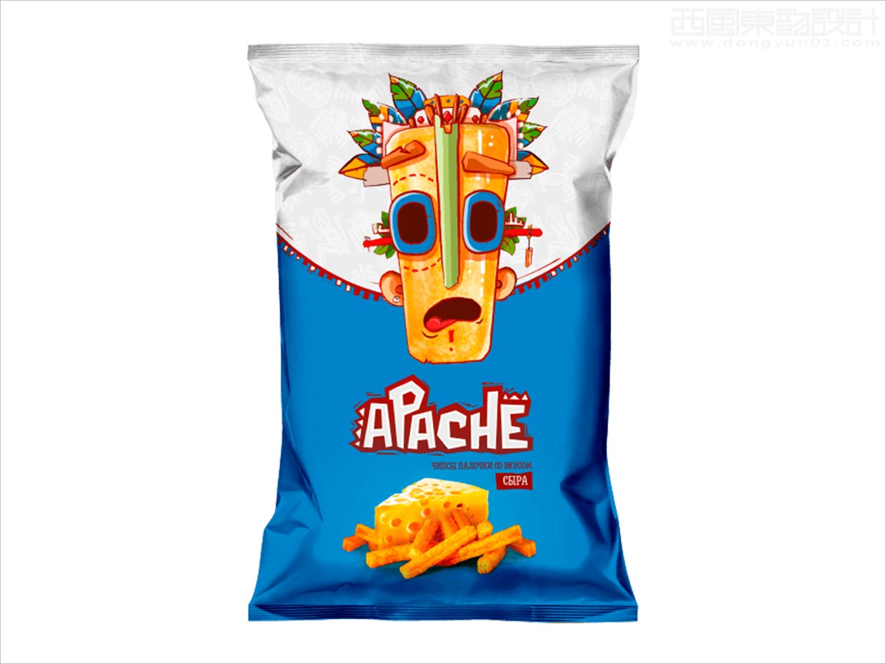 亞美尼亞Apache兒童薯?xiàng)l薯片休閑食品包裝設(shè)計(jì)