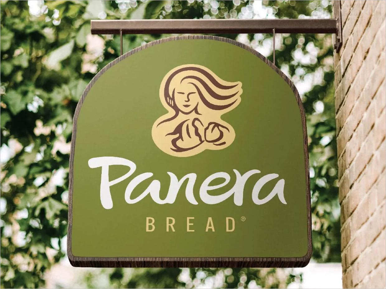 美國Panera面包店面形象設計之招牌設計