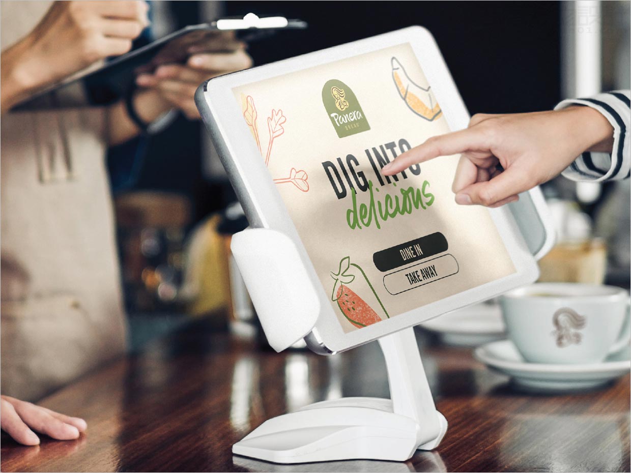 美國Panera面包品牌vi形象設計之網(wǎng)站頁面設計