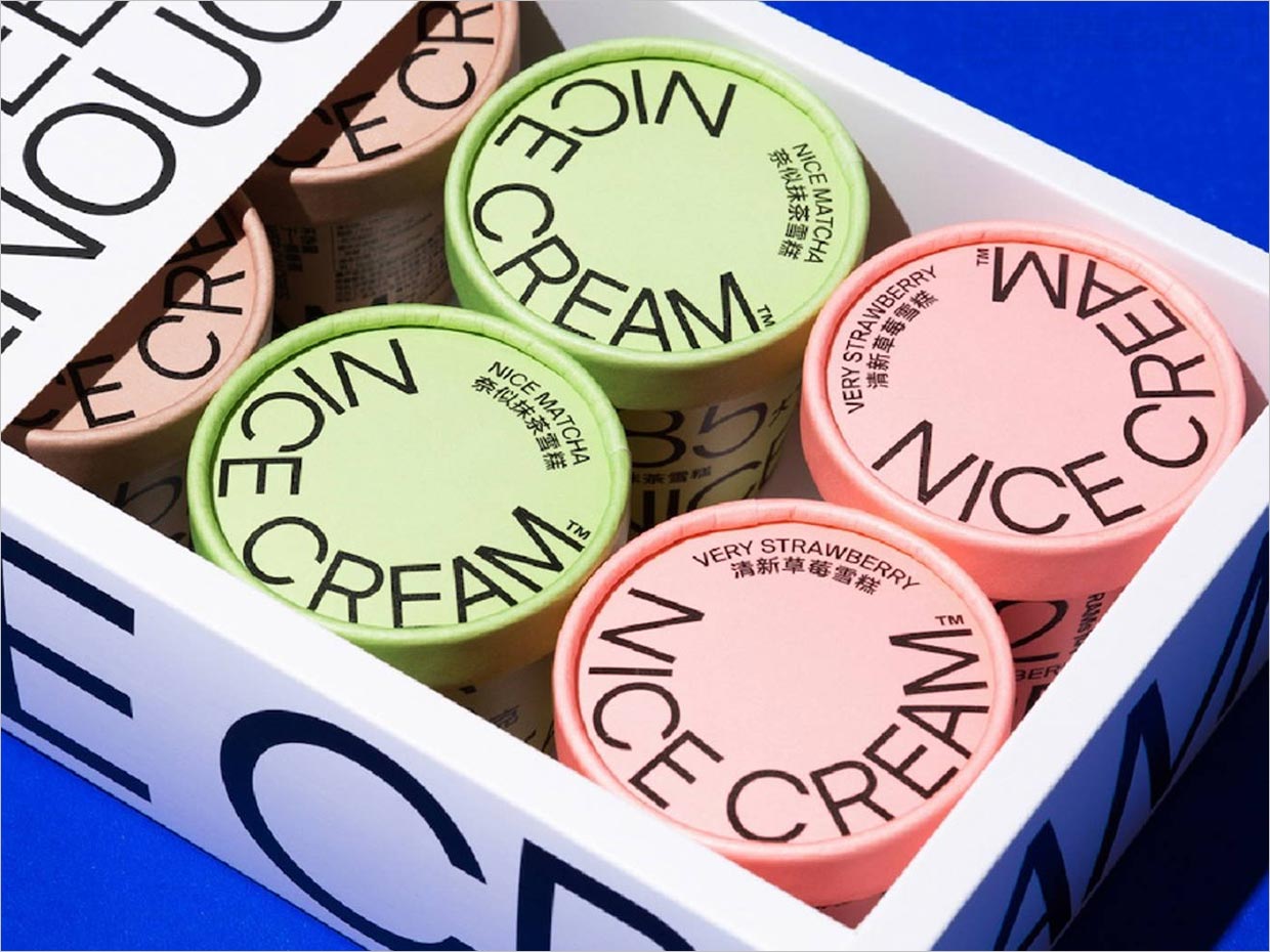 不只是冰淇淋，還是不錯的奶油冰淇淋包裝設(shè)計