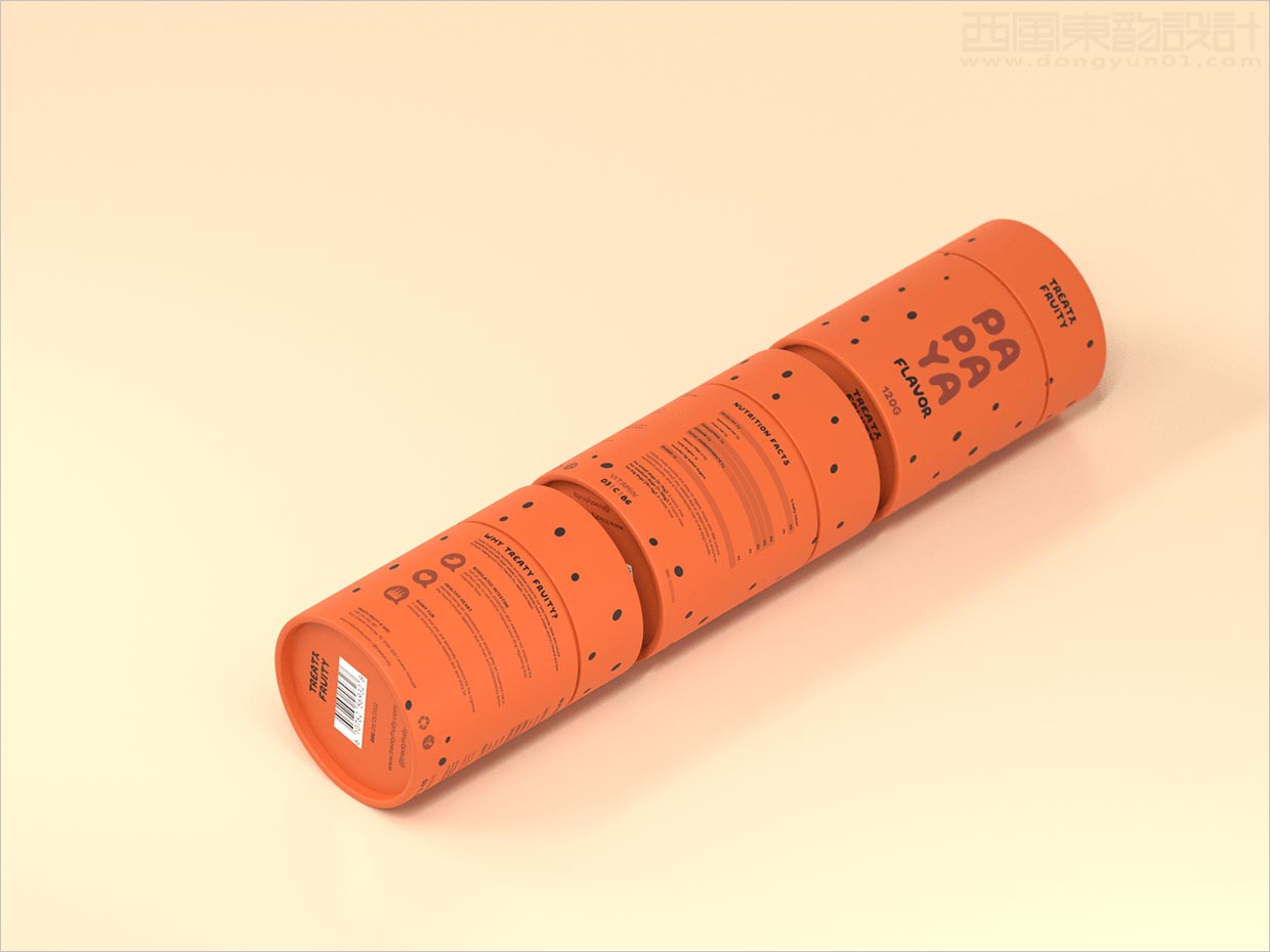 簡潔時尚的Treaty Fruity寵物食品包裝設(shè)計