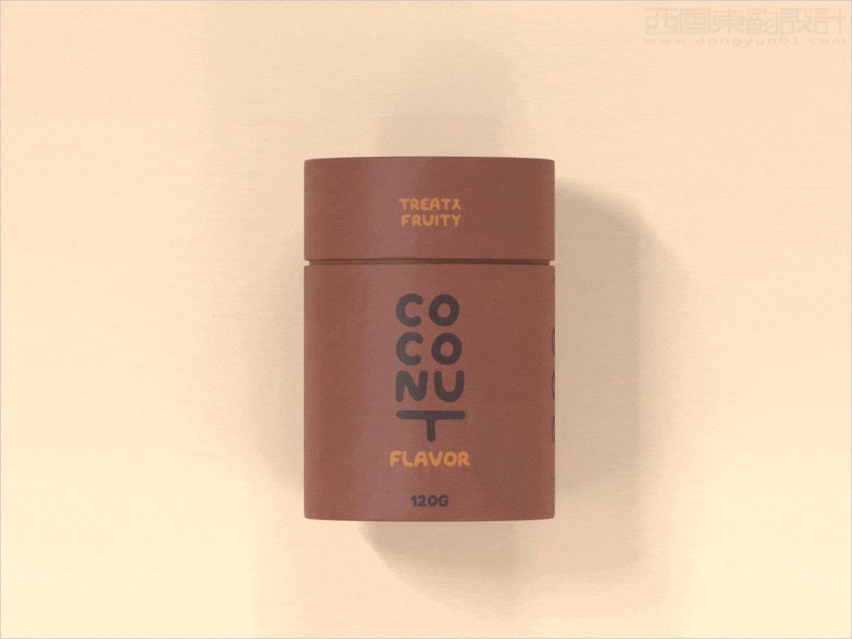 簡潔時尚的Treaty Fruity寵物食品包裝設(shè)計