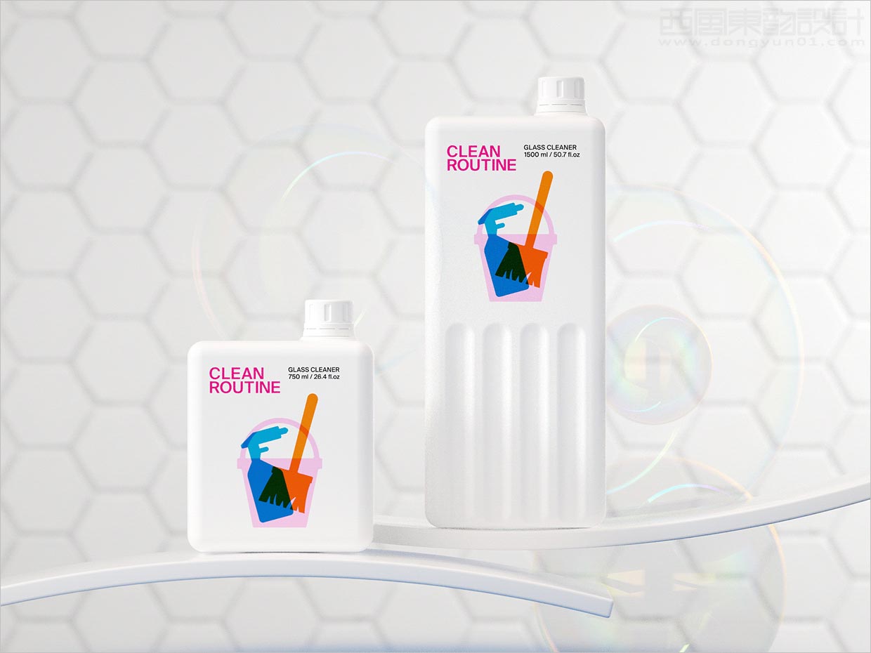 CLEAN ROUTINE清潔劑日化產(chǎn)品包裝設計