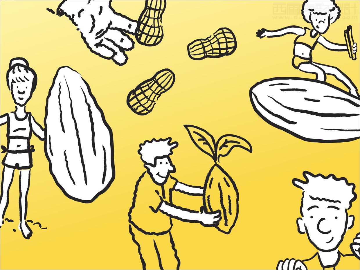 墨西哥LASTO FOODS堅(jiān)果醬調(diào)味品包裝設(shè)計(jì)之手繪插畫(huà)設(shè)計(jì)