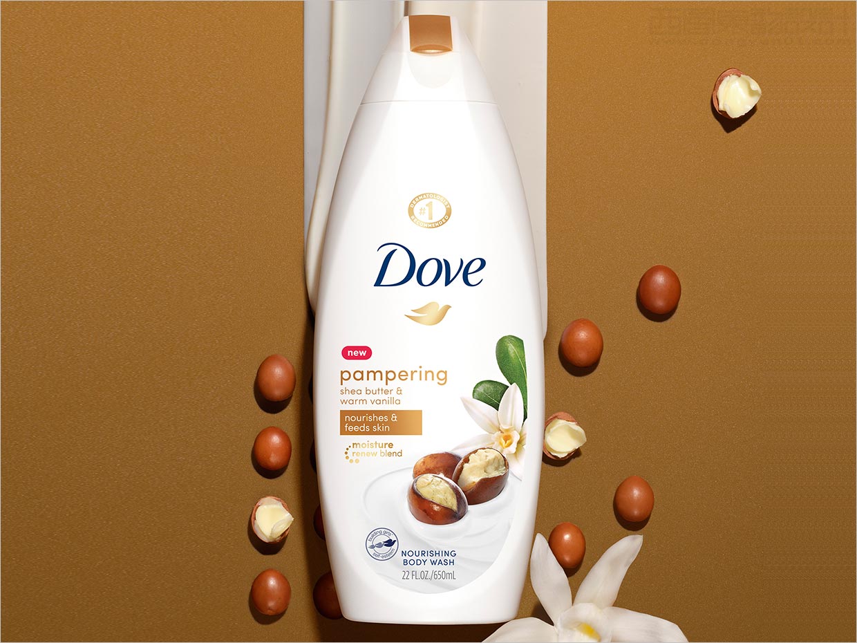 聯(lián)合利華Dove身體沐浴露個人護理產(chǎn)品包裝設計