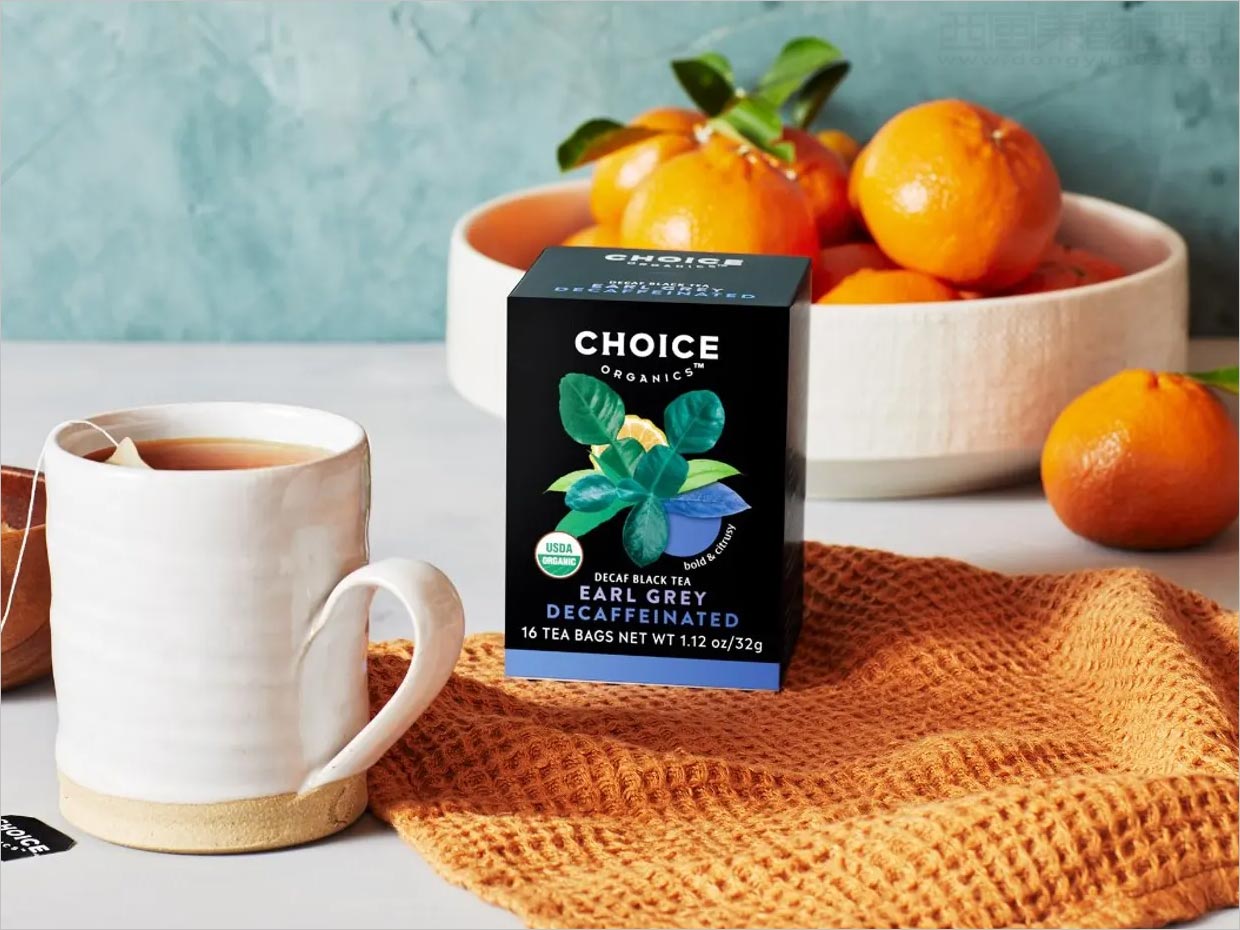 美國Choice Organics Teas有機(jī)茶葉飲料包裝設(shè)計之實物照片