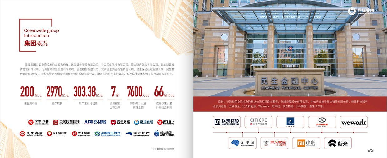 中國(guó)泛?？毓杉瘓F(tuán)35周年畫冊(cè)設(shè)計(jì)之集團(tuán)概況頁(yè)面設(shè)計(jì)