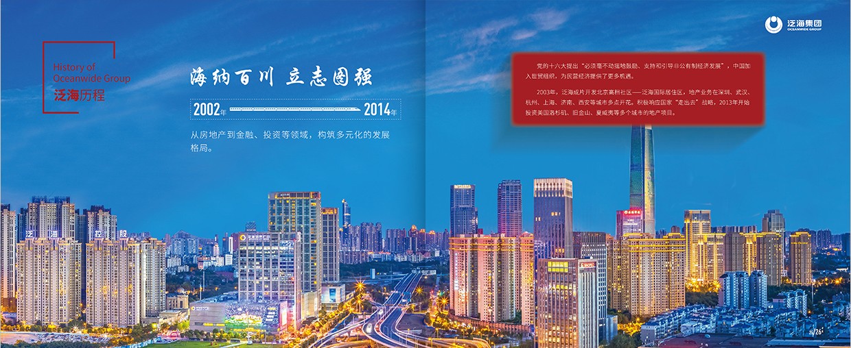 中國(guó)泛海控股集團(tuán)35周年畫冊(cè)設(shè)計(jì)之泛海歷程頁(yè)面設(shè)計(jì)