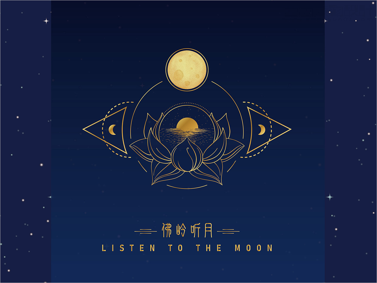 佛嶺聽月月餅禮盒包裝設(shè)計(jì) 佛嶺聽月月餅禮盒包裝設(shè)計(jì)