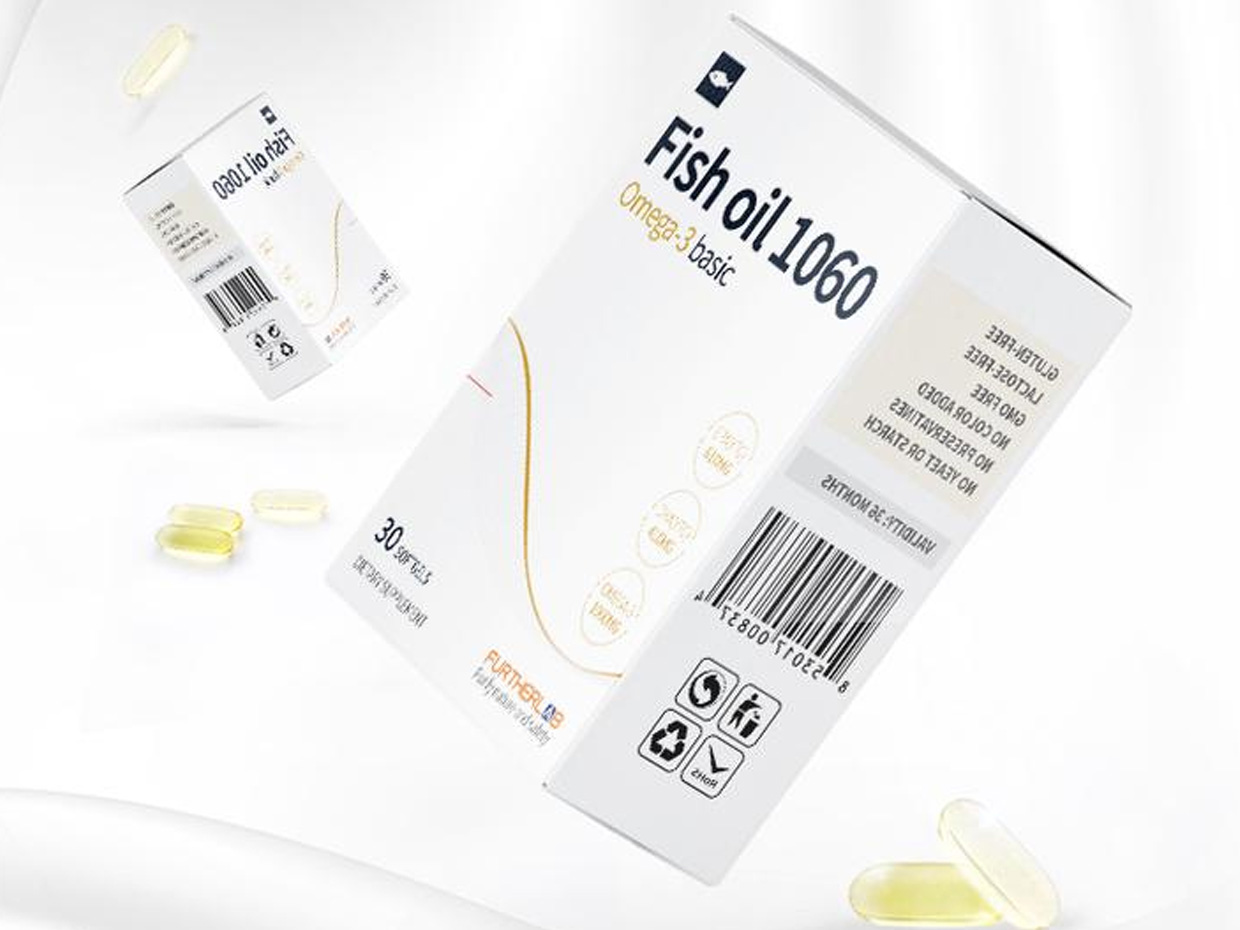 FURTHERLAB魚油保健品包裝設(shè)計(jì)之實(shí)物照片
