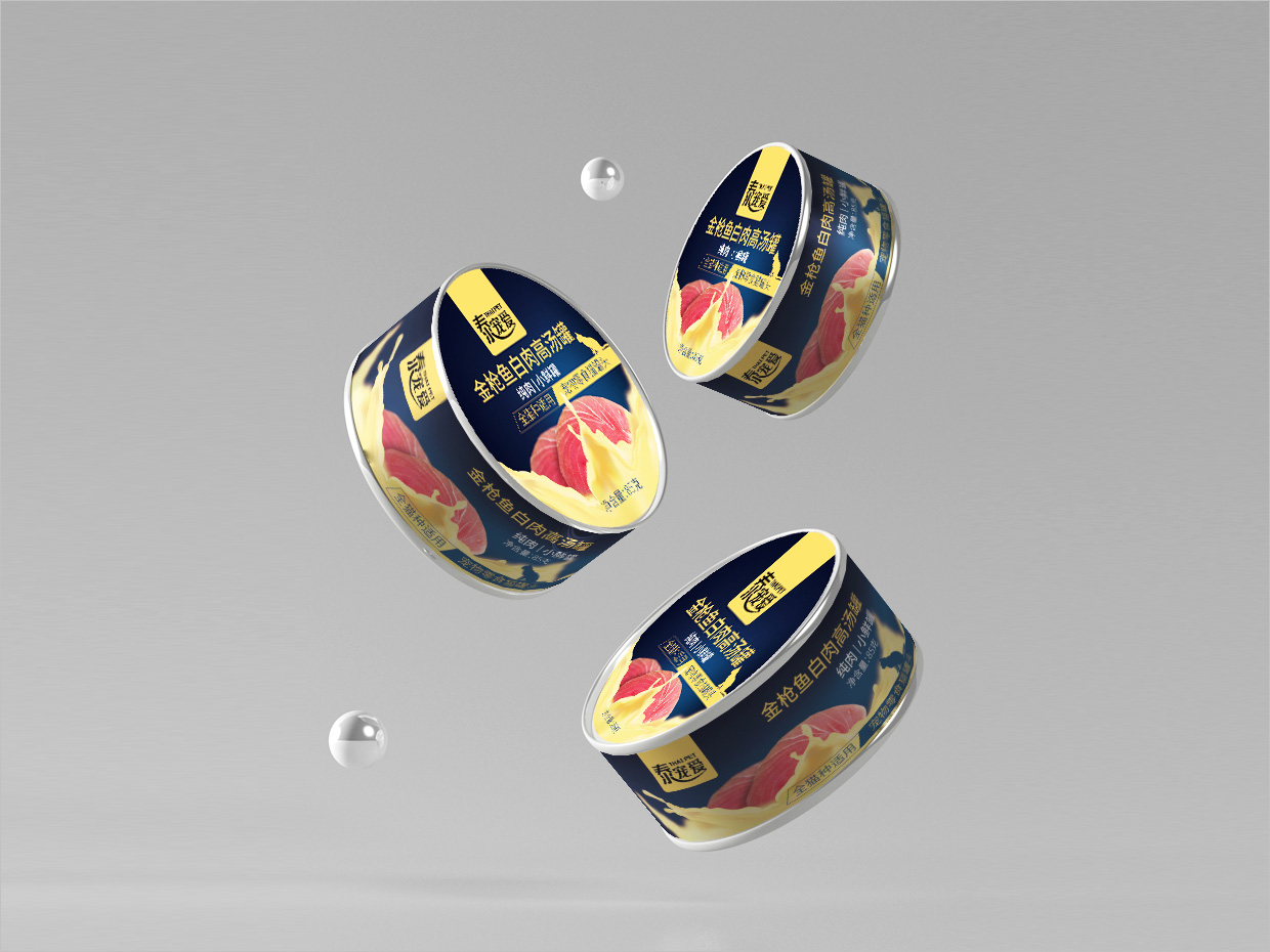 泰寵愛寵物食品罐包裝設(shè)計(jì)